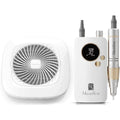Aspirateur pour manucure alliant la collecte des poussieres de manucure et une utilisation sans fil