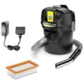 Cet aspirateur pour liquides et poussieres associe des elements metalliques et une tension annoncee de 5 V