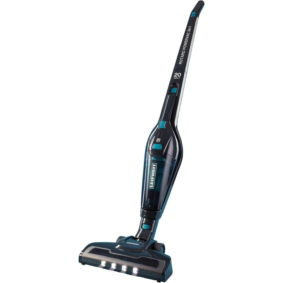 Aspirateur au format balai integrant un eclairage de la zone de travail et autonomie annoncee de 40 min