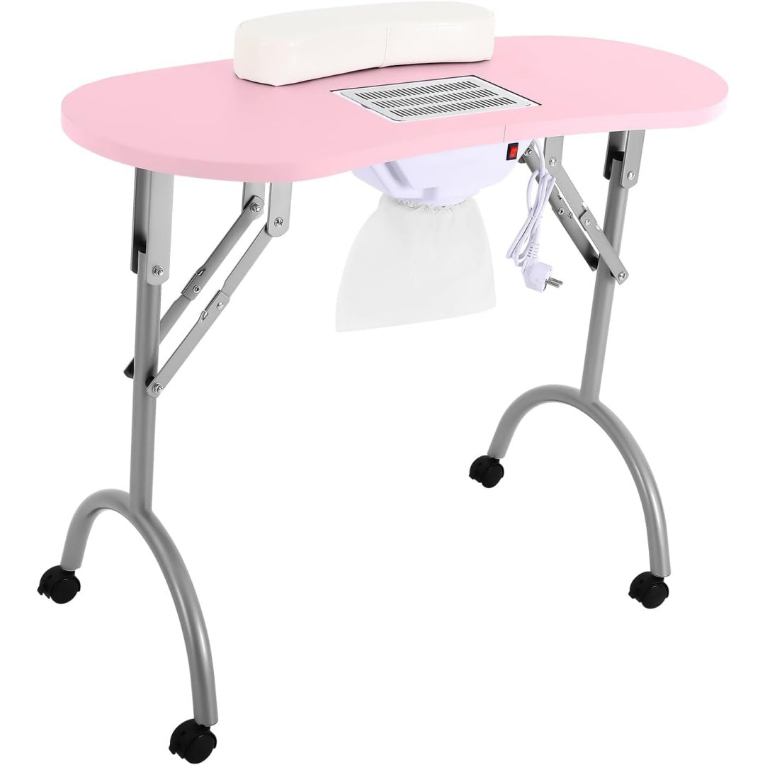 Cette table de travail associe un format compact et des dimensions annoncees de 90x40cm